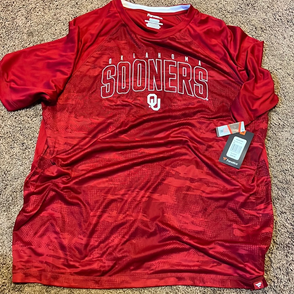 Oklahoma Sooner OU Athletic Tee Shirt
